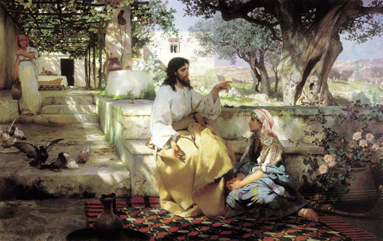 Christ with Martha and Maria